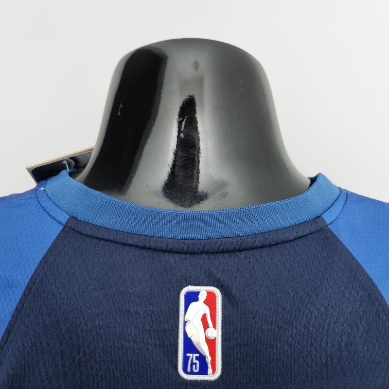 Camiseta sin mangas de la NBA de Minnesota Timberwolves: Edwards n.° 1 azul real 