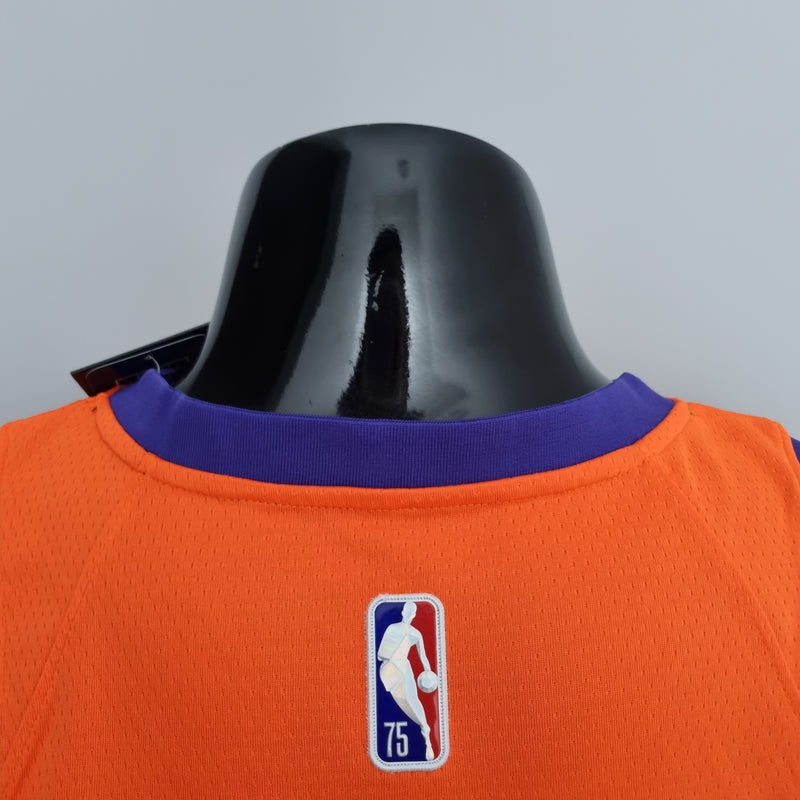 Camiseta sin mangas de la NBA de los Phoenix Suns - Booker n.° 1 naranja 