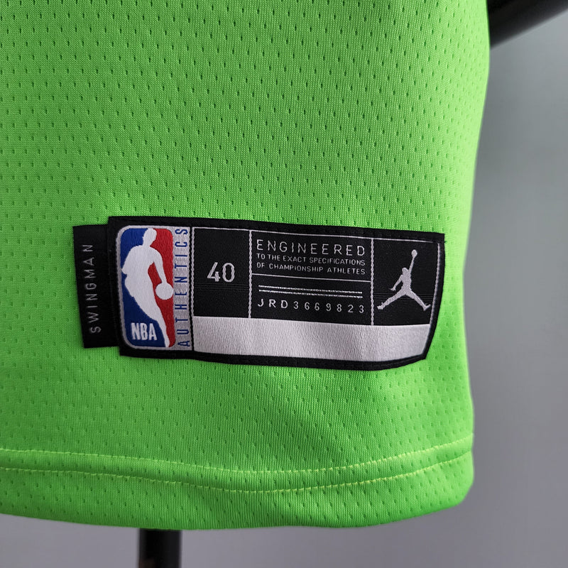 Camiseta sin mangas de la NBA de los Minnesota Timberwolves: Edwards n.° 1, color verde 