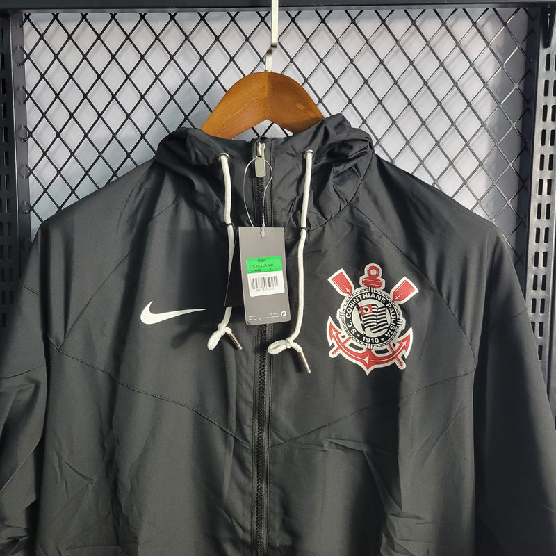 CORINTHIANS BLACK WINDBREAKER