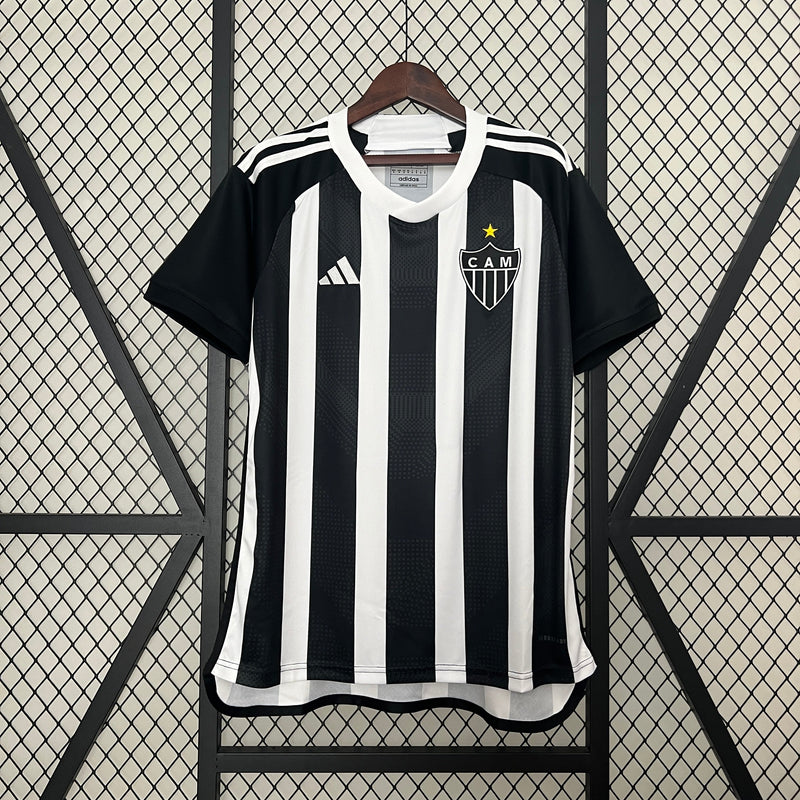 CAMISA DO ATLETICO MINEIRO 24/25 PRETO E BRANCO