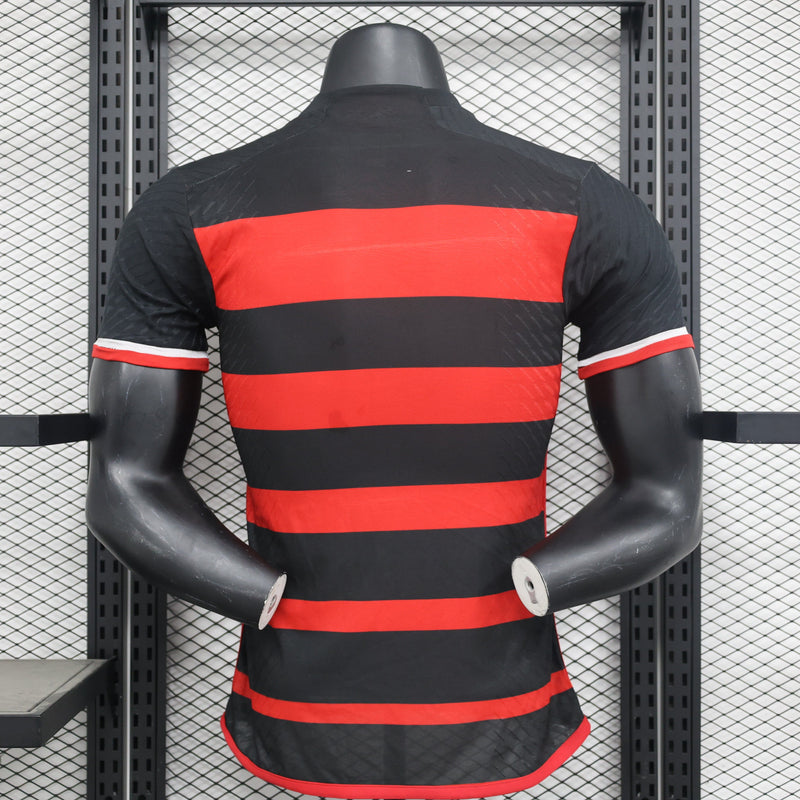 FLAMENGO 24/25 PLAYER VERSION SHIRT RED AND BLACK 