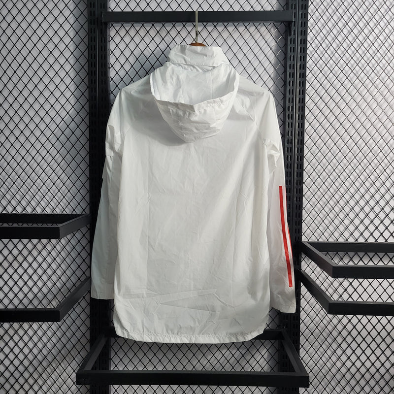 WHITE SAO PAULO WINDBREAKER