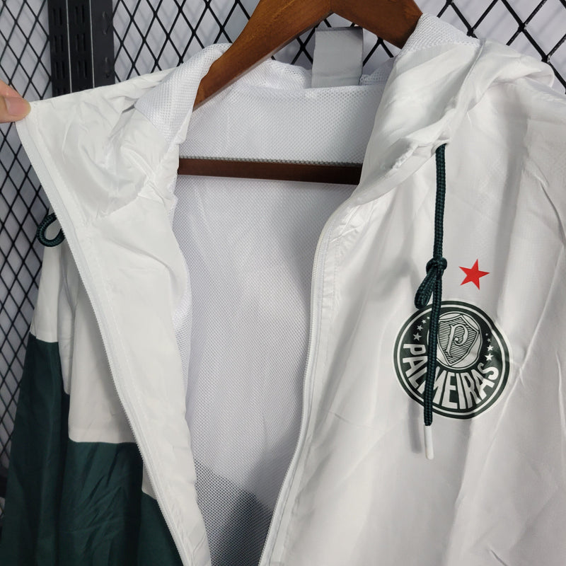 CORTAVIENTOS PALMEIRAS BLANCO Y VERDE