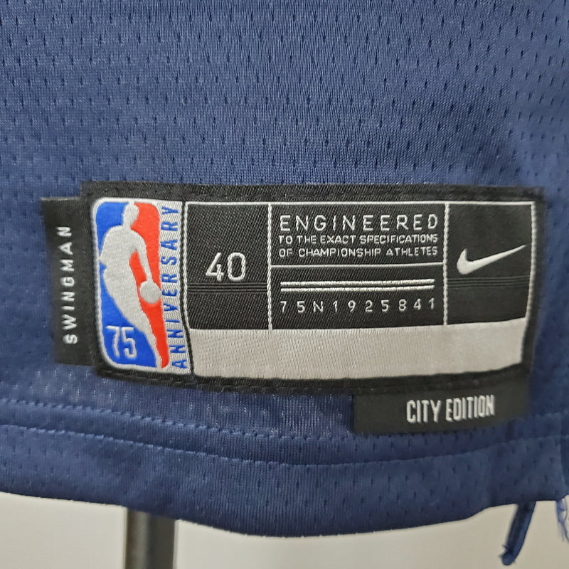 Camiseta sin mangas de la NBA de los Philadelphia 76ers: Harden n.° 1 azul real 