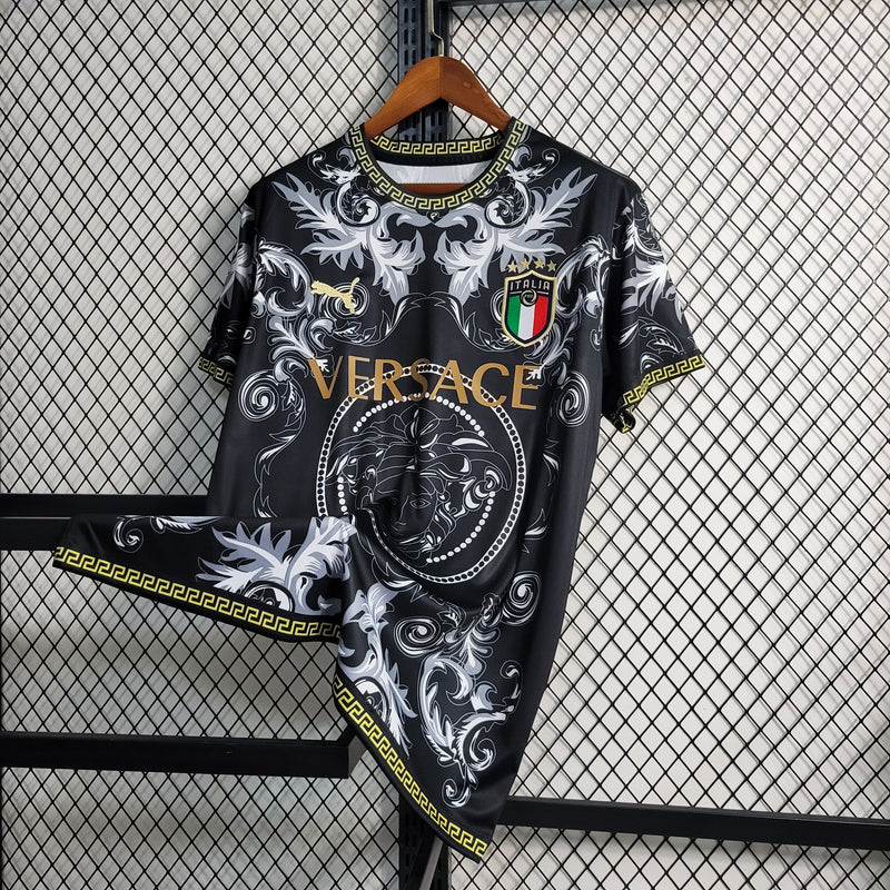 CAMISA A SELEÇÃO DA ITALIA 23/24 PRETO EDIÇÃO ESPECIAL