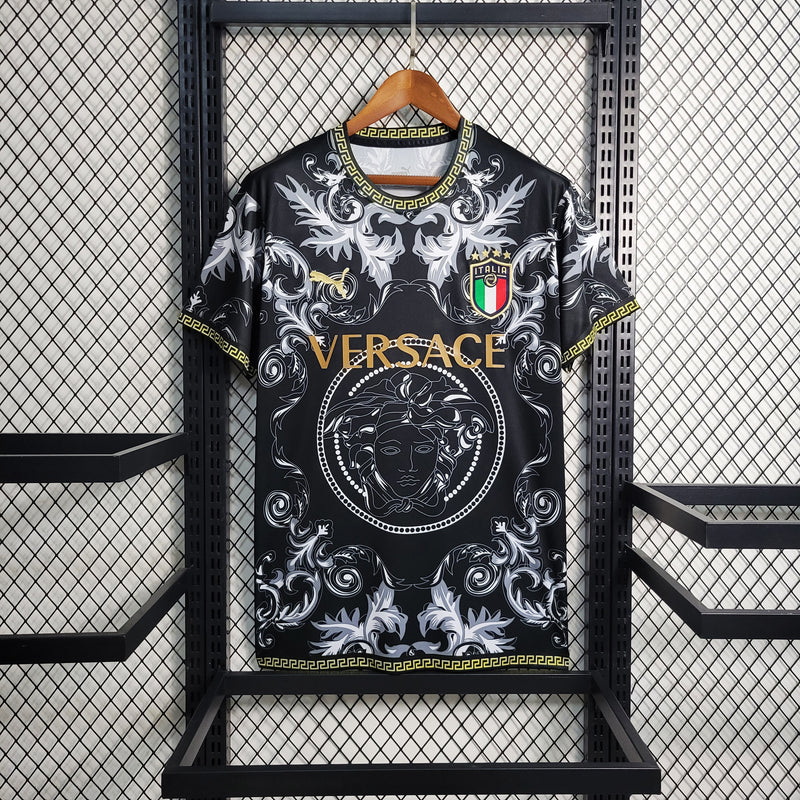 CAMISA A SELEÇÃO DA ITALIA 23/24 PRETO EDIÇÃO ESPECIAL