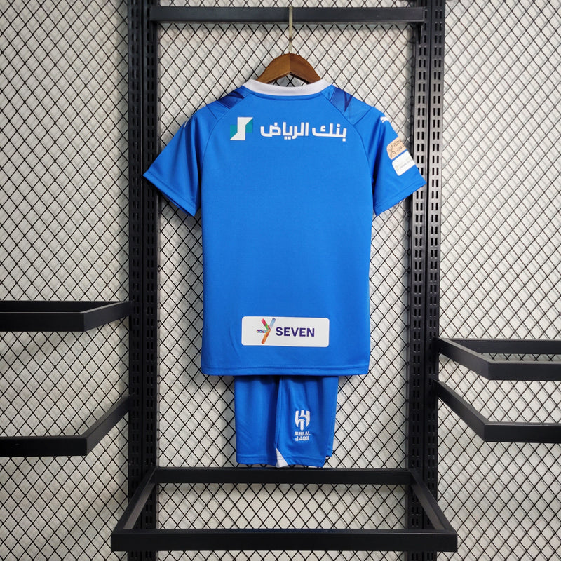 KIT INFANTIL DO AL HILAL 23/24 AZUL