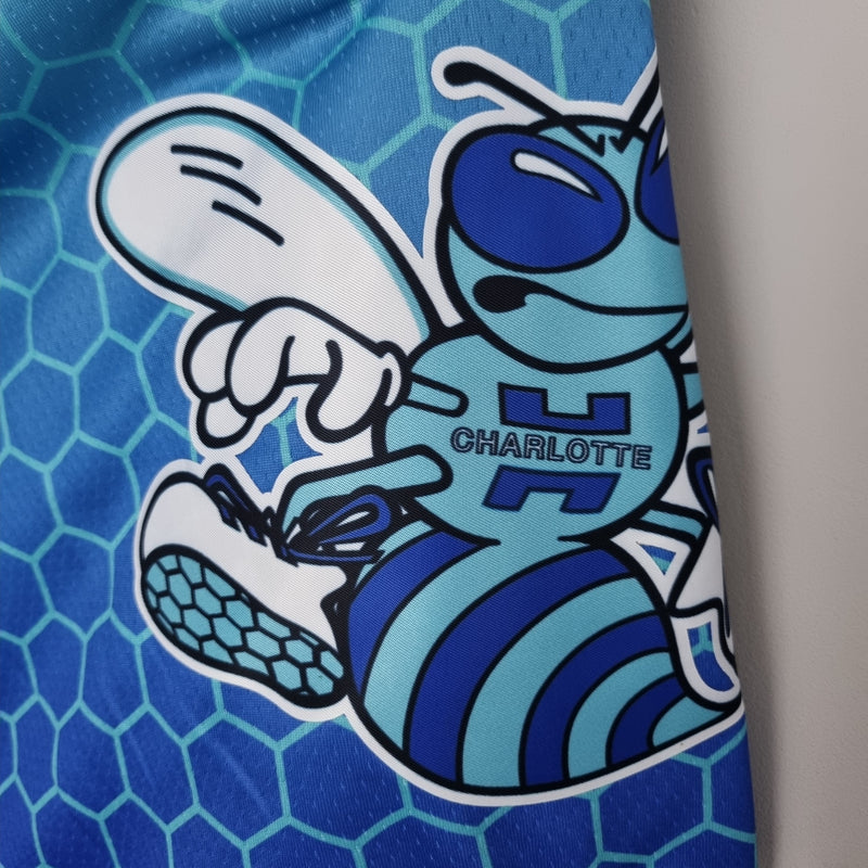 Pantalones cortos de la NBA de edición urbana de los Charlotte Hornets 