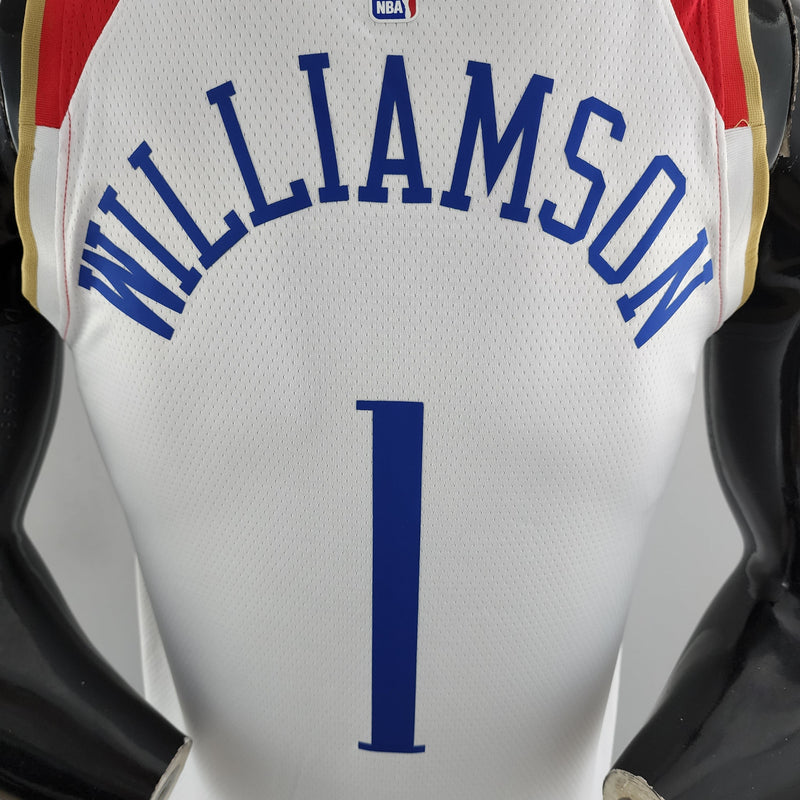 Camiseta sin mangas de los New Orleans Pelicans de la NBA: edición urbana de Williams n.° 1 