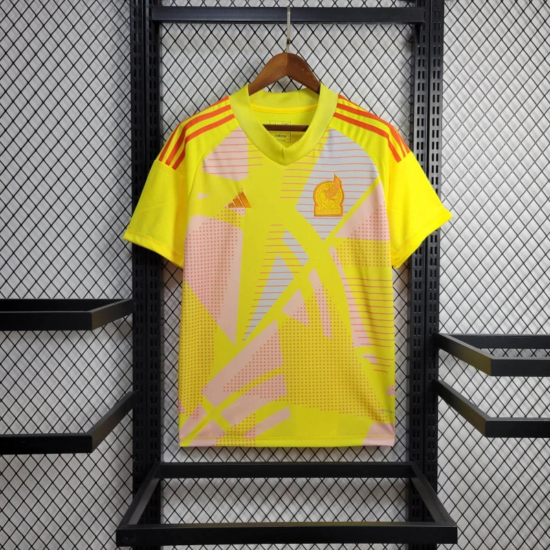 CAMISA A SELEÇÃO DO MEXICO 24/25 AMARELO GOLEIRO