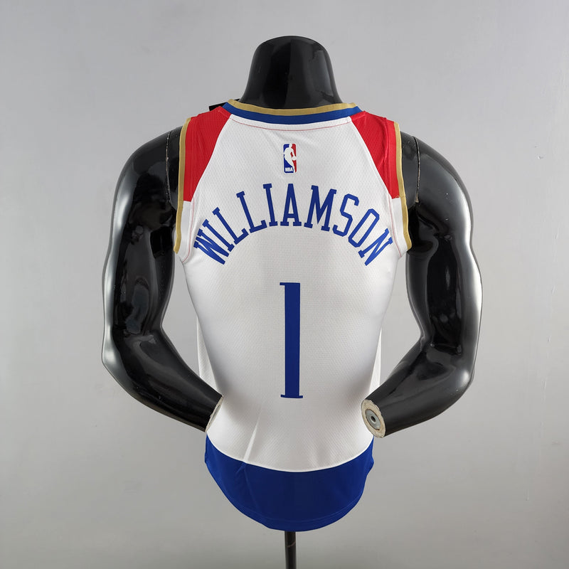 Camiseta sin mangas de los New Orleans Pelicans de la NBA: edición urbana de Williams n.° 1 