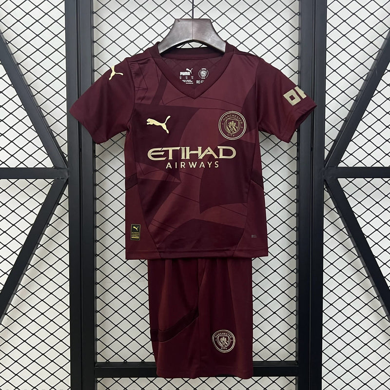 KIT INFANTIL MANCHESTER CITY 24/25 ROJO 