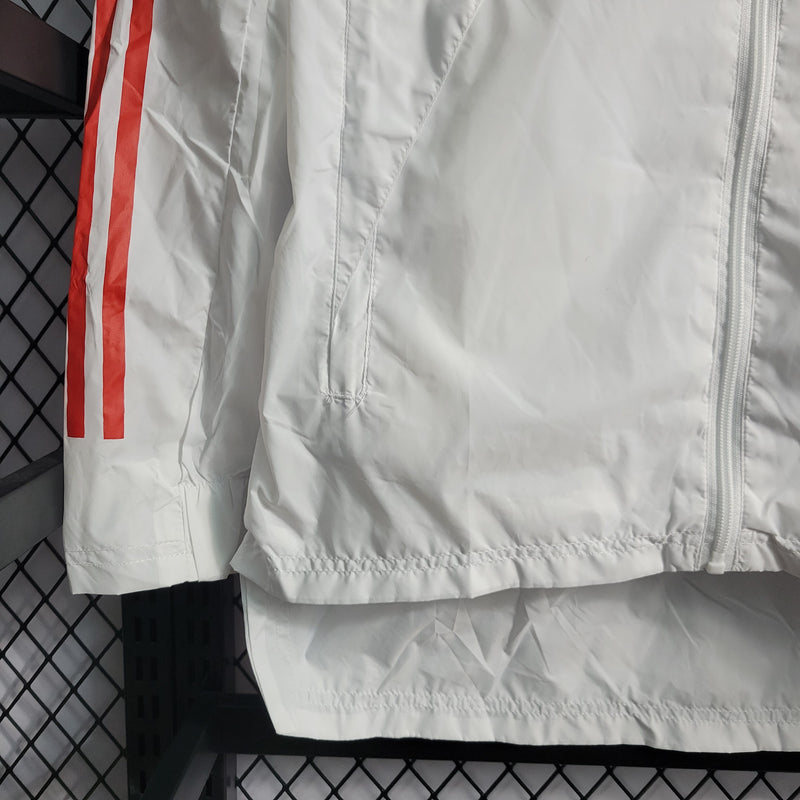 WHITE SAO PAULO WINDBREAKER