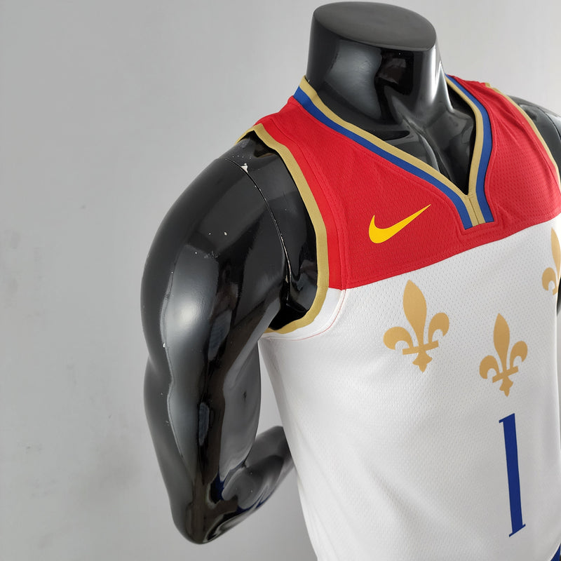 Camiseta sin mangas de los New Orleans Pelicans de la NBA: edición urbana de Williams n.° 1 