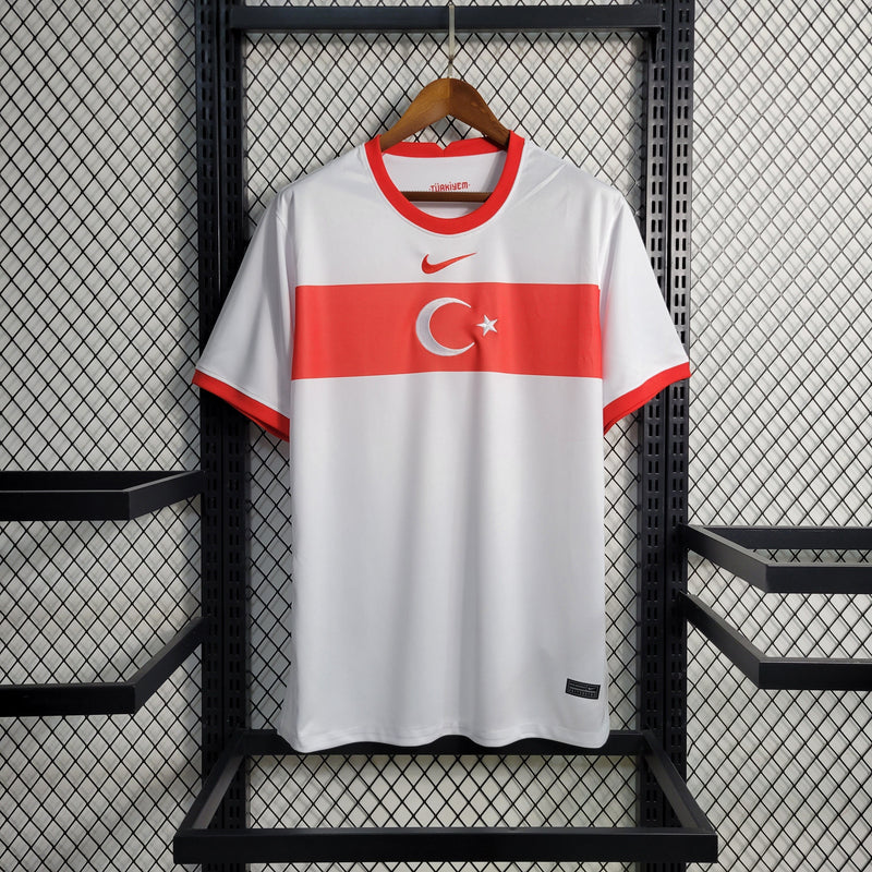 CAMISA A SELEÇÃO DA TURQUIA 23/24 BRANCO