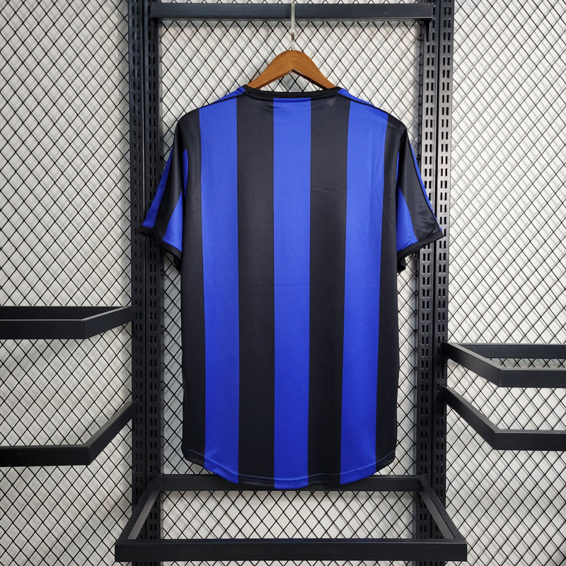 INTER MILAN 99/00 RETRO SHIRT BLUE AND BLACK 