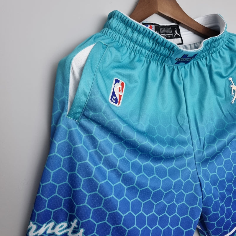 Pantalones cortos de la NBA de edición urbana de los Charlotte Hornets 