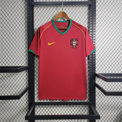 CAMISETA RETRO PORTUGAL 2006 ROJA 