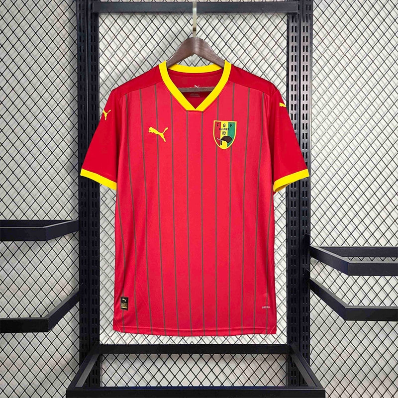 CAMISA A SELEÇÃO DA GUINÉ 24/25 VERMELHO