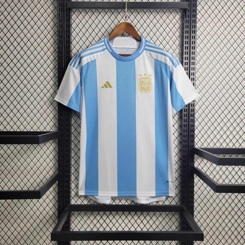 CAMISA A SELEÇÃO DA ARGENTINA 24/25 AZUL E BRANCO