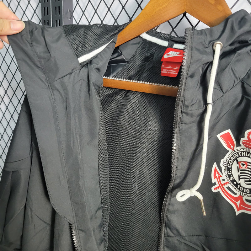 CORINTHIANS BLACK WINDBREAKER