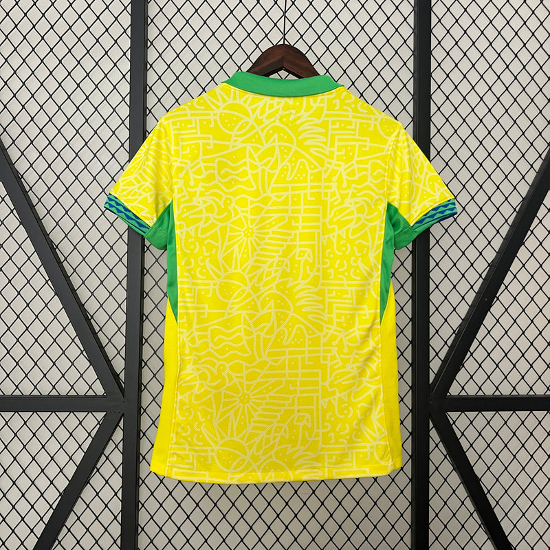 CAMISA DA SELEÇÃO DO BRASIL 24/25 AMARELO