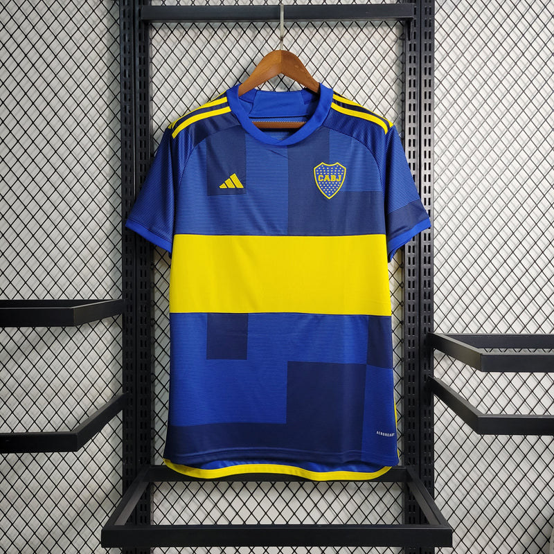 CAMISA DO BOCA JUNIORS 23/24 AZUL E AMARELO