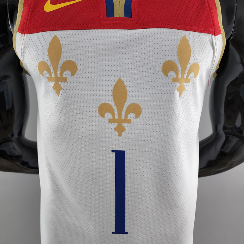 Camiseta sin mangas de los New Orleans Pelicans de la NBA: edición urbana de Williams n.° 1 