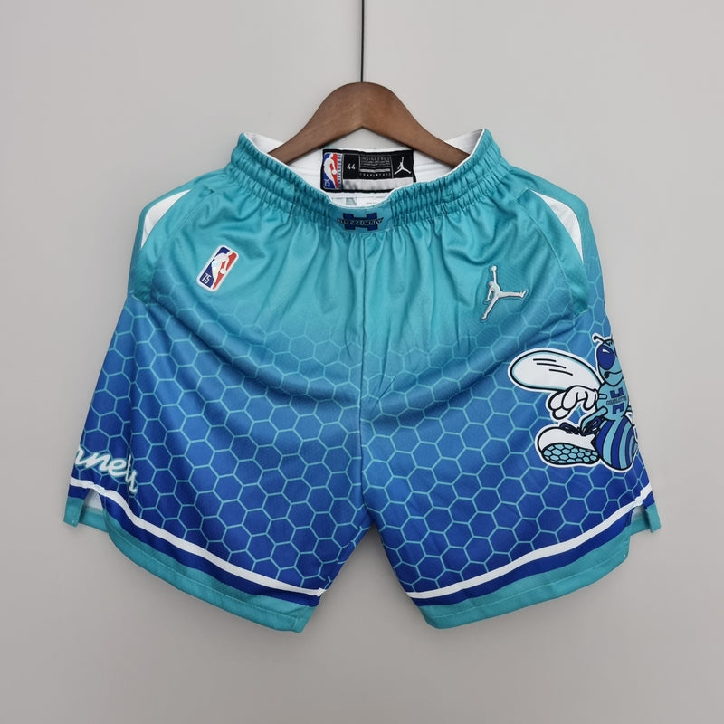 Pantalones cortos de la NBA de edición urbana de los Charlotte Hornets 