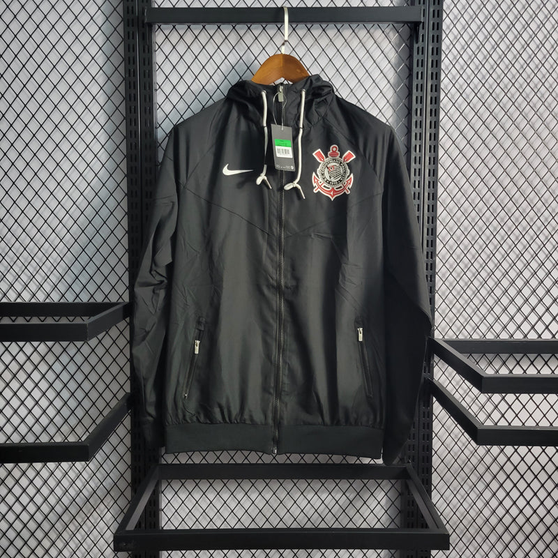 CORINTHIANS BLACK WINDBREAKER