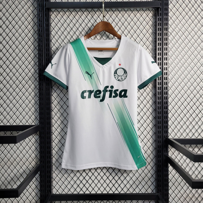 CAMISOLA FEMININA DO PALMEIRAS 23/24 BRANCO