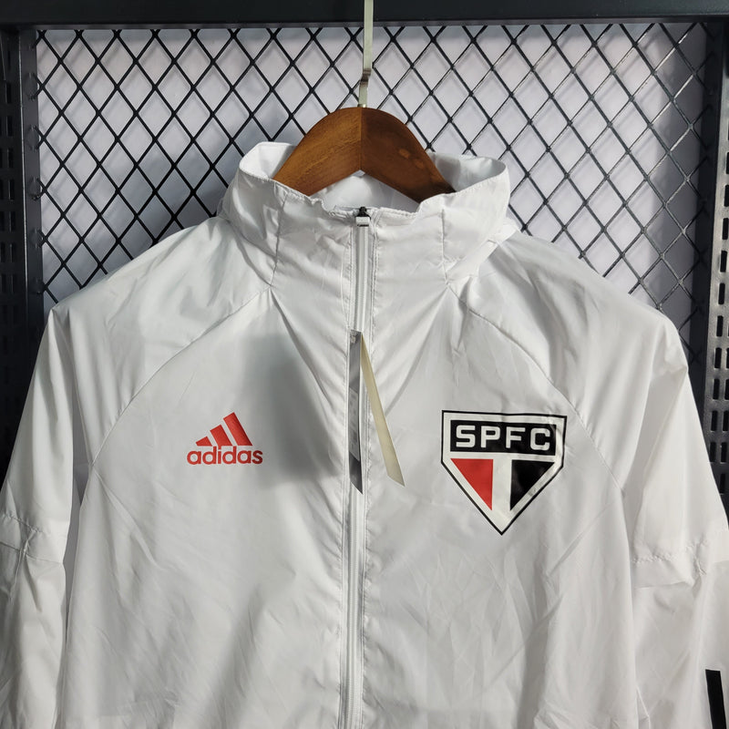 WHITE SAO PAULO WINDBREAKER