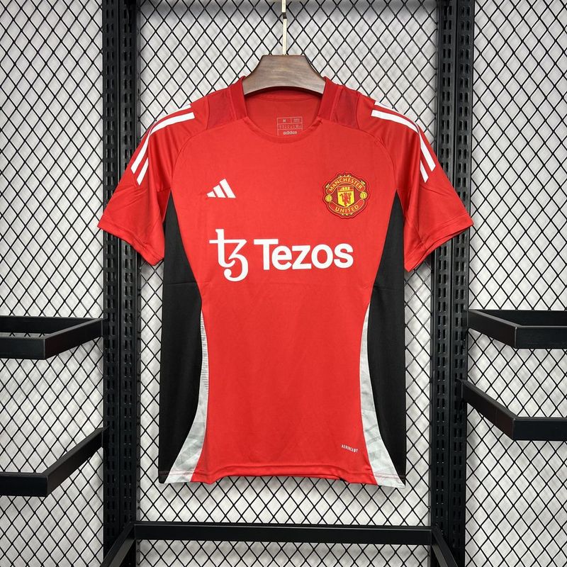 CAMISA DO MANCHESTER UNITED 24/25 VERMELHO PRÉ JOGO