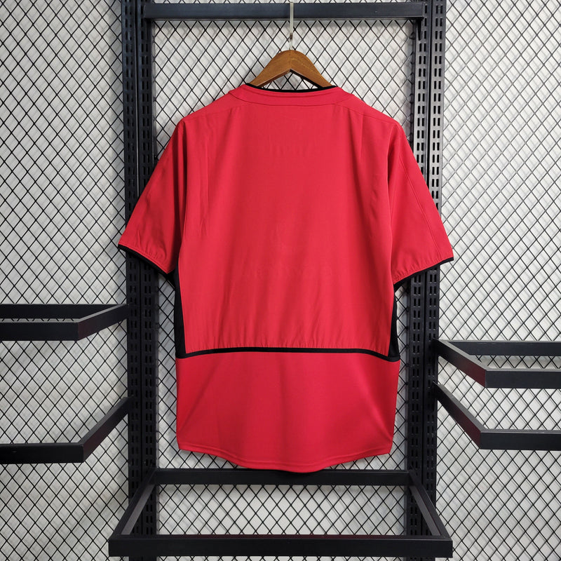 CAMISETA RETRO DEL MANCHESTER UNITED 02/04 ROJA 