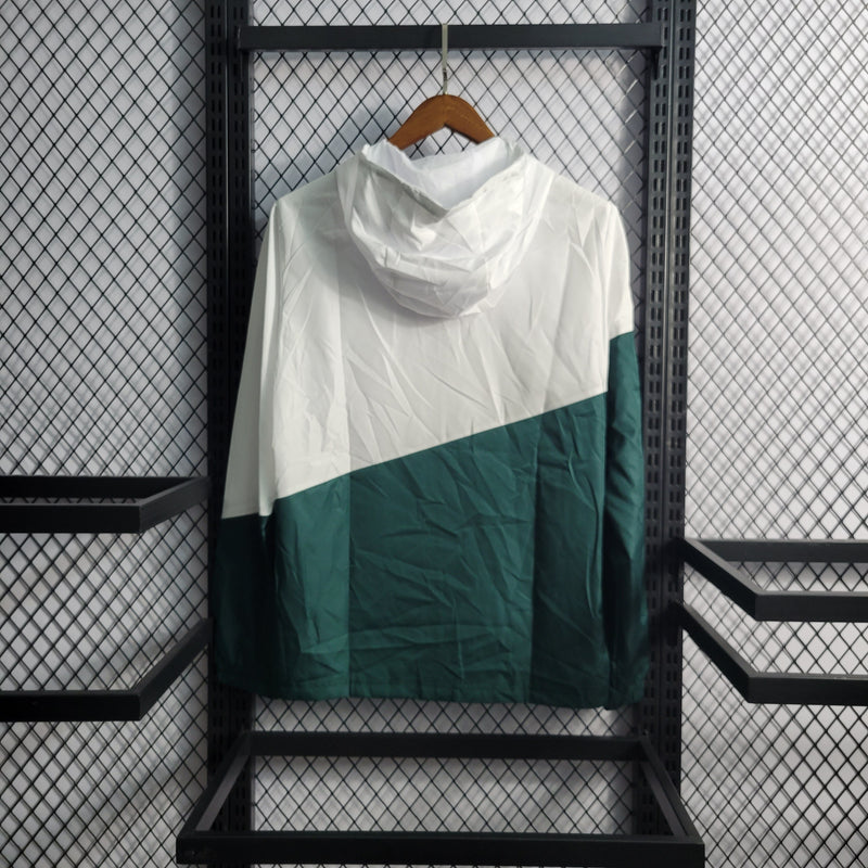 PALMEIRAS WHITE AND GREEN WINDBREAKER