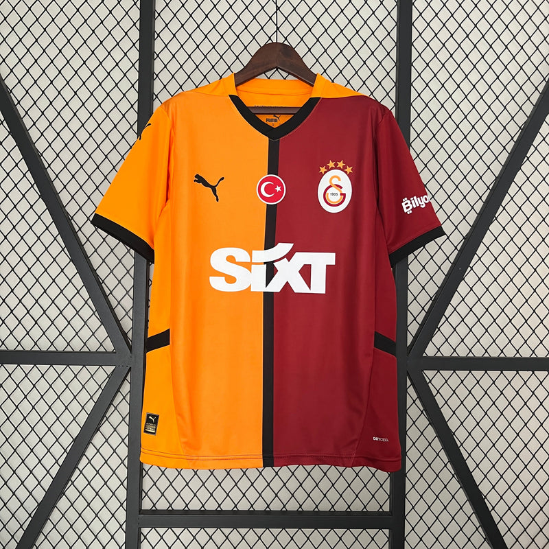 CAMISA DO GALATA 24/25 LARANJA E VERMELHO