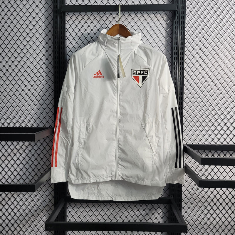 WHITE SAO PAULO WINDBREAKER