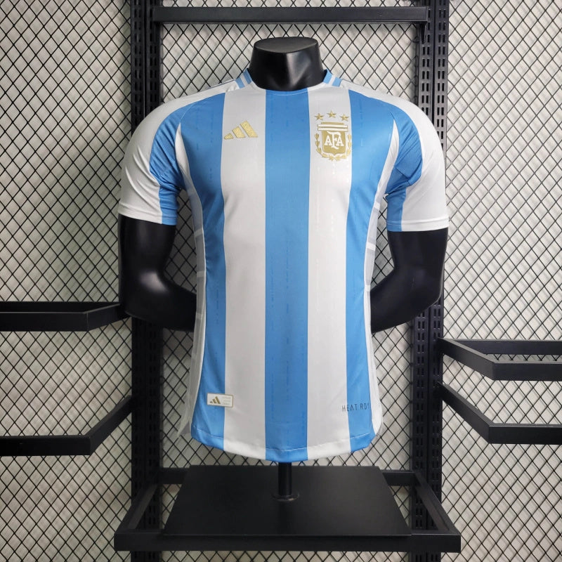 ARGENTINA 24/25 PLAYER VERSION SHIRT BLUE AND WHITE 