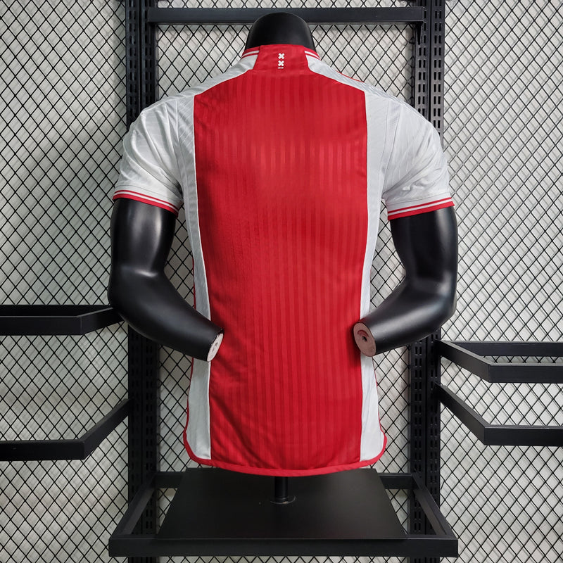 AJAX 24/25 PLAYER VERSION SHIRT RED AND WHITE