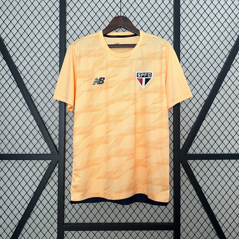 CAMISETA DE ENTRENAMIENTO BEIGE SAO PAULO 24/25