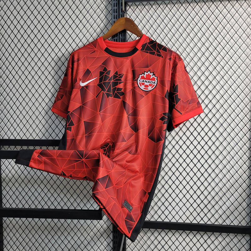 CAMISA A SELEÇÃO DO CANADA 23/24 VERMELHO