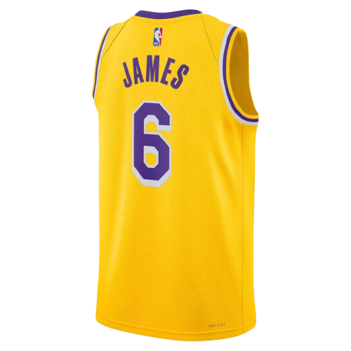 Regata Los Angeles Lakers- LeBron James 2022/23 Swingman Jersey - Yellow