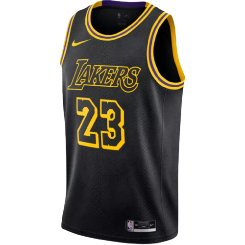 Camiseta sin mangas City Edition 2022/23 de Los Angeles Lakers - LeBron James - Negro