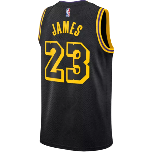 Camiseta sin mangas City Edition 2022/23 de Los Angeles Lakers - LeBron James - Negro