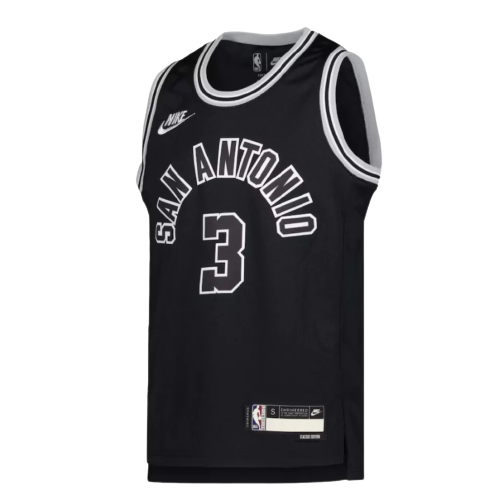 Camiseta Swingman de Keldon Johnson de los San Antonio Spurs 2022/23, color negro