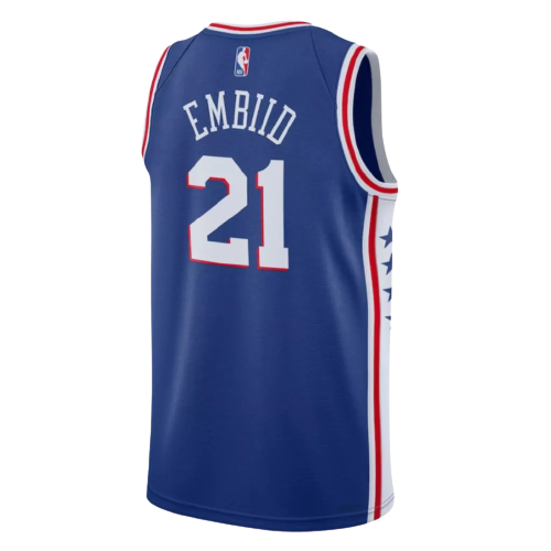 Camiseta Swingman 2022/23 de Joel Embiid de los Philadelphia 76ers - Azul