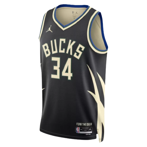 Regata Milwaukee Bucks - Giannis Antetokounmpo - 2022/23 Swingman Jersey - Black