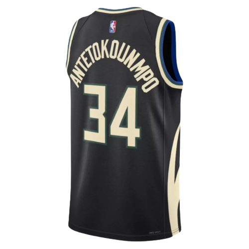 Regata Milwaukee Bucks - Giannis Antetokounmpo - 2022/23 Swingman Jersey - Black