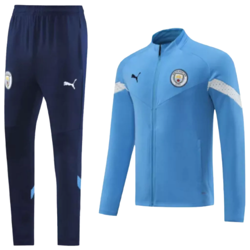 Manchester City Travel Tracksuit - Men - Light Blue